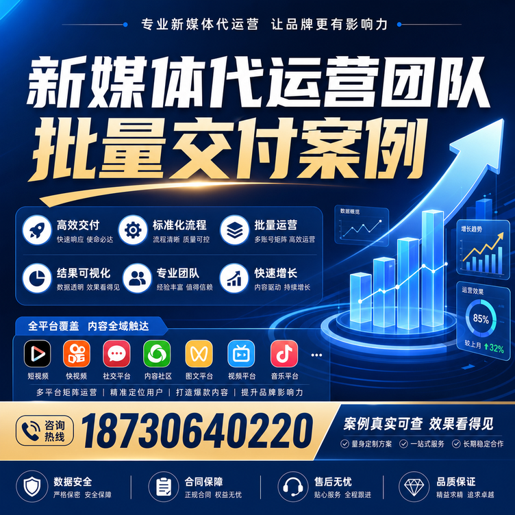三亚代运营公司多客户账号批量高效交付案例