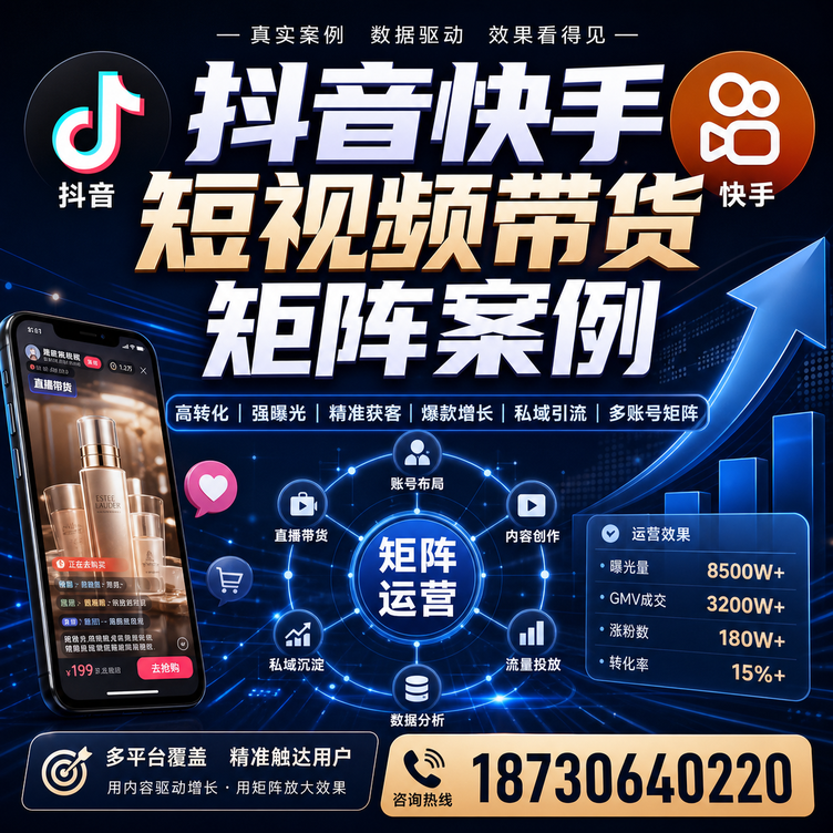 三亚短视频带货团队多平台矩阵自动分发案例