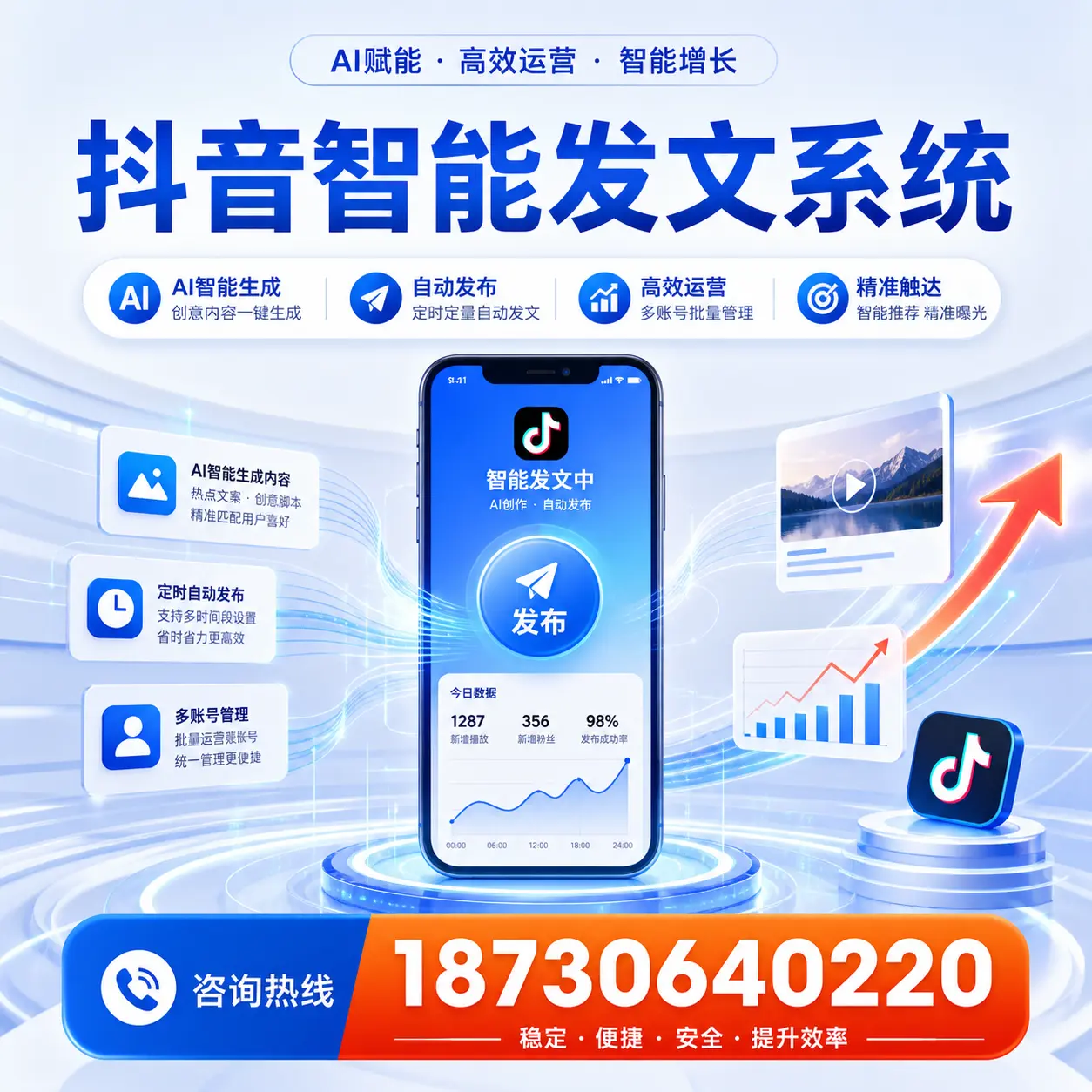 如何通过抖音智能发文系统提升 三亚 企业的市场竞争力