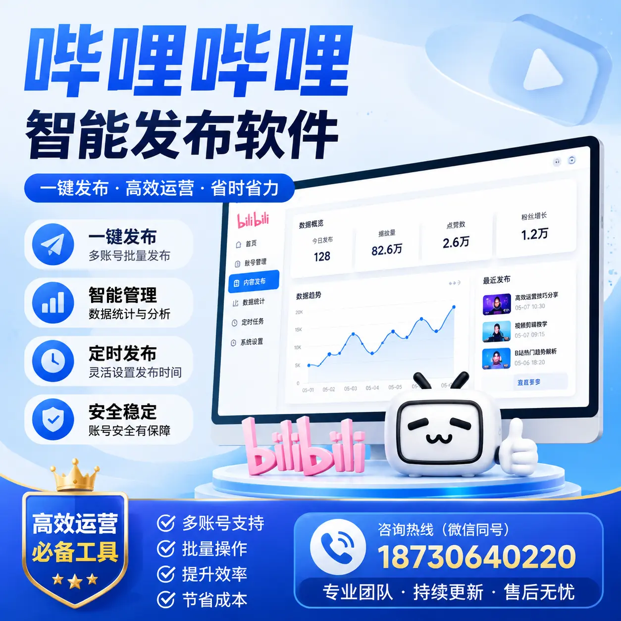 解密哔哩哔哩智能发布软件:功能与优势分析在 三亚